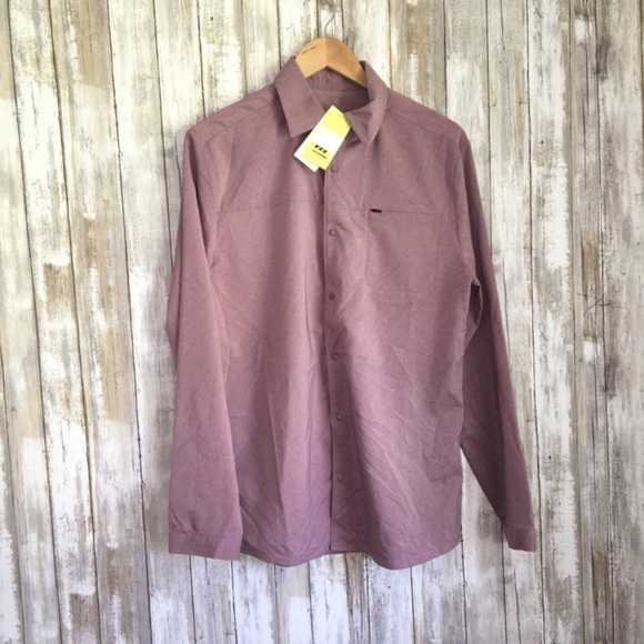 all in motion Other - NWT All In Motion Purple Snap Button Down